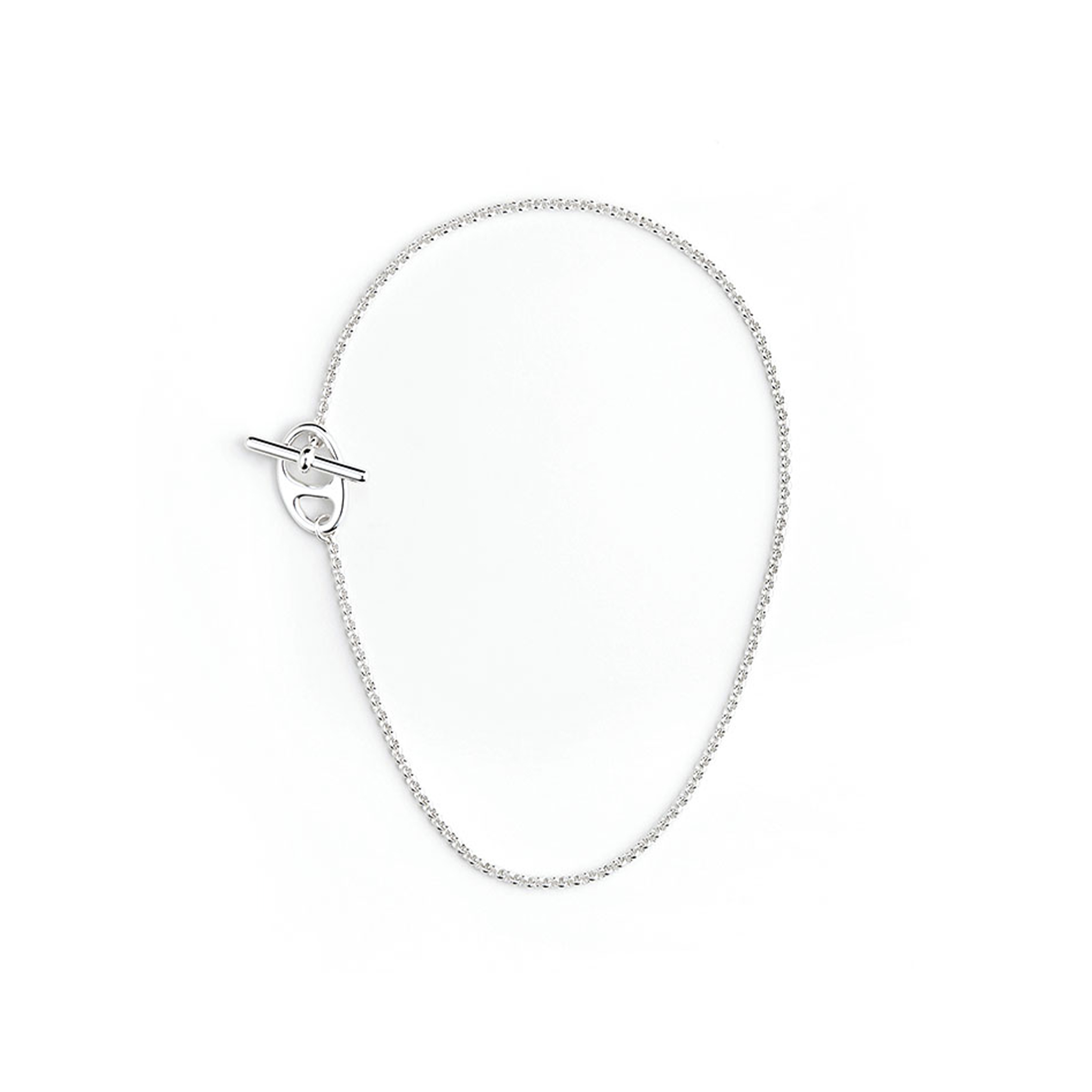 HERMÈS CHAINE D'ANCRE PUNK NECKLACE H124204B0038